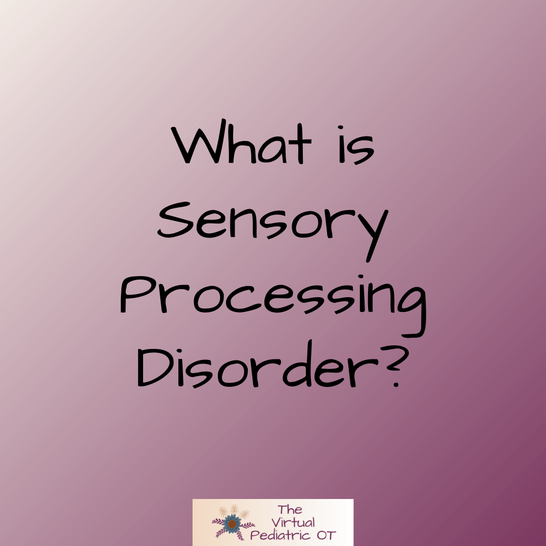 What is sensory Processing Disorder?