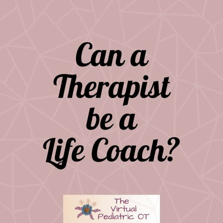 Can a therapist be a life coach?