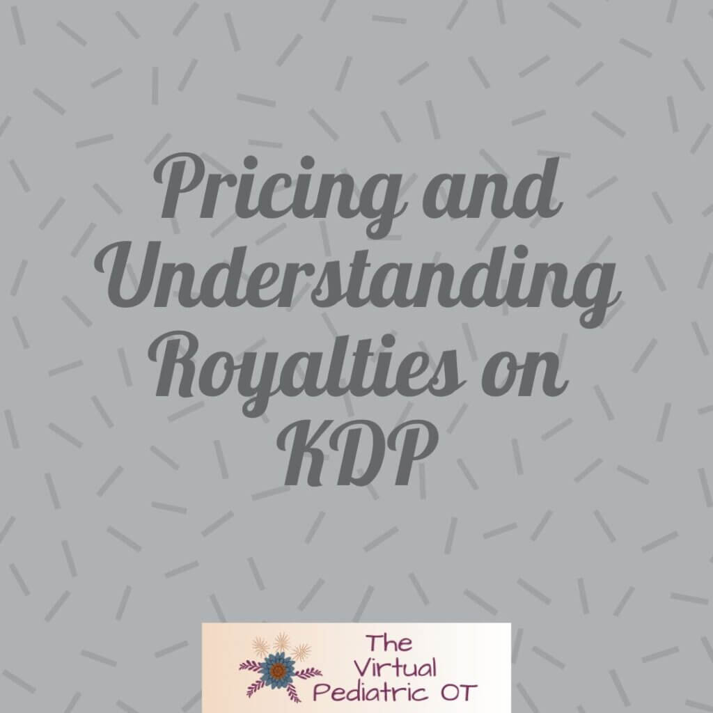 Pricing and understanding royalties on KDP